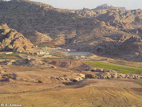 Photo of the Wadi Musa Wastewater Treatment Plant and demonstration farm