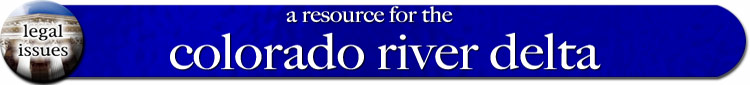 colorado river delta legal issues