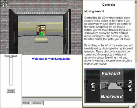 Opening page of Virtual Soil Museum, with navigation guidelines