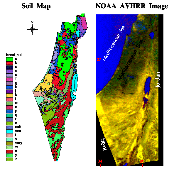 Soil Map of Israel