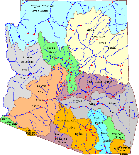 Image Map of Surface-water basins.